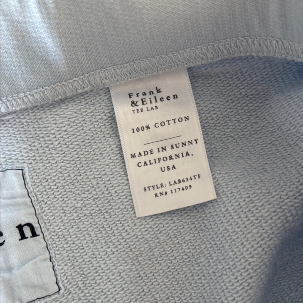 Frank & Eileen Light Blue Drawstring Sweatpants C… - image 4